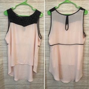 FINAL PRICE⬇️ ASOS sheer sleeveless hi/lo top